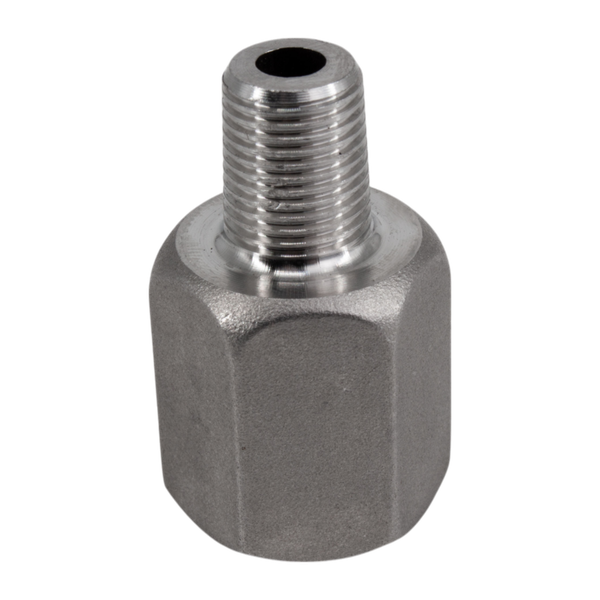 Футорка обратная нержавеющая, AISI304 DN 8 x DN6 (1/4" x 1/8"), (CF8), PN16