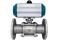 Кран шаровый фланцевый (3PC), DN20 (3/4"), AISI304, PN16, с двухсторонним пневмоприводом AT63D