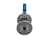 Кран шаровый фланцевый под привод нержавеющий (2PC), AISI304 DN20 (3/4"), (CF8), PN40