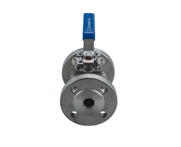 Кран шаровый фланцевый под привод нержавеющий (2PC), AISI304 DN20 (3/4"), (CF8), PN40