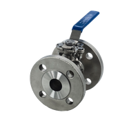 Кран шаровый фланцевый под привод нержавеющий (2PC), AISI304 DN32 (1_1/4"), (CF8), PN40