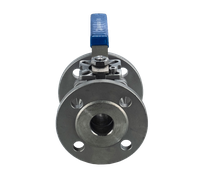 Кран шаровый фланцевый под привод нержавеющий (2PC), AISI304 DN40 (1_1/2"), (CF8), PN40