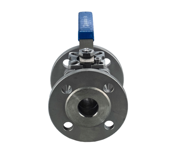 Кран шаровый фланцевый под привод нержавеющий (2PC), AISI304 DN40 (1_1/2"), (CF8), PN40