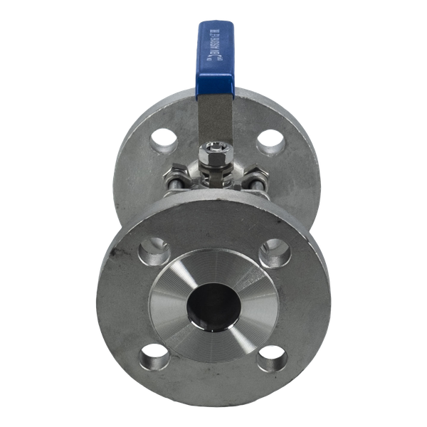 Кран шаровый фланцевый трехсоставной нержавеющий (3PC), AISI316 DN32 (1_1/4"), (CF8M), PN16