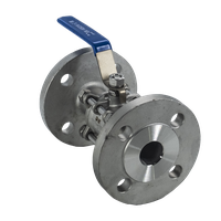 Кран шаровый фланцевый трехсоставной нержавеющий (3PC), AISI316 DN32 (1_1/4"), (CF8M), PN16