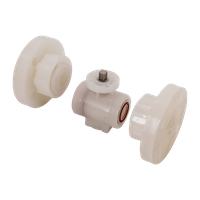 Кран шаровый фланцевый под привод пластиковый (3PC), PVDF, DN20 (d25), PN10