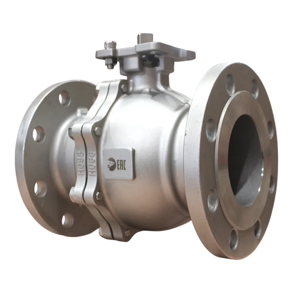 Кран шаровый фланцевый под привод нержавеющий (2PC), AISI304 DN 125 (5"), (CF8), PN40