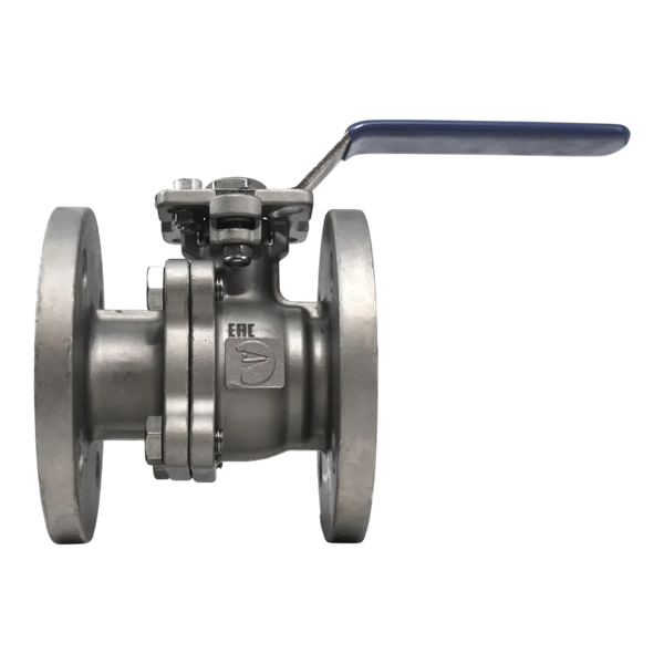 Кран шаровый фланцевый под привод нержавеющий (2PC), AISI304 DN40 (1_1/2"), (CF8), PN40