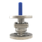 Кран шаровый фланцевый под привод нержавеющий (2PC), AISI304 DN40 (1_1/2"), (CF8), PN40