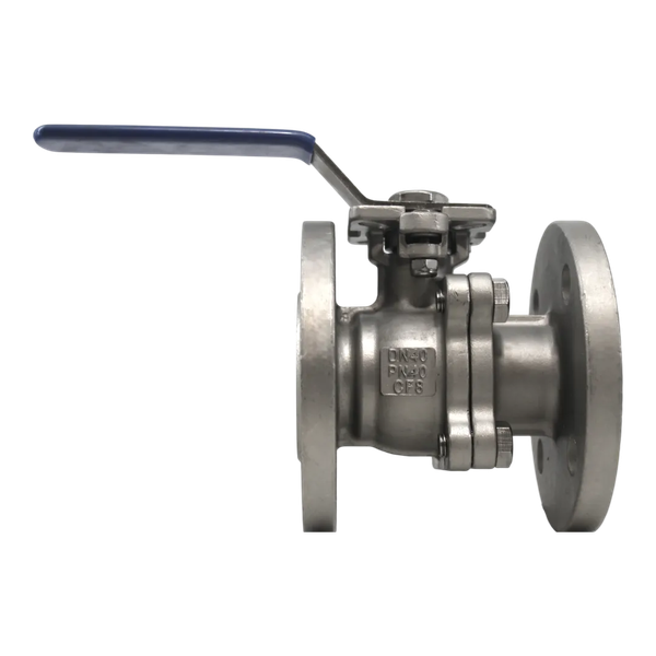 Кран шаровый фланцевый под привод нержавеющий (2PC), AISI304 DN40 (1_1/2"), (CF8), PN40