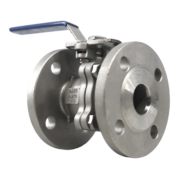 Кран шаровый фланцевый под привод нержавеющий (2PC), AISI304 DN40 (1_1/2"), (CF8), PN40