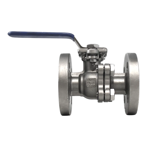 Кран шаровый фланцевый под привод нержавеющий (2PC), AISI316 DN15 (1/2"), (CF8M), PN40
