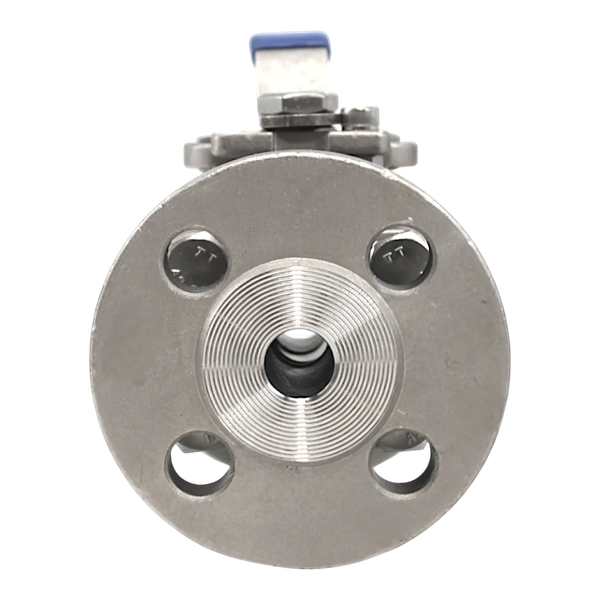 Кран шаровый фланцевый под привод нержавеющий (2PC), AISI316 DN15 (1/2"), (CF8M), PN40