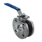 Кран шаровый межфланцевый под привод нержавеющий (1PC), AISI304 DN40 (1_1/2"), (CF8), PN16