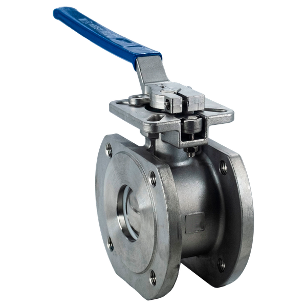 Кран шаровый межфланцевый под привод нержавеющий (1PC), AISI304 DN65 (2_1/2"), (CF8), PN16