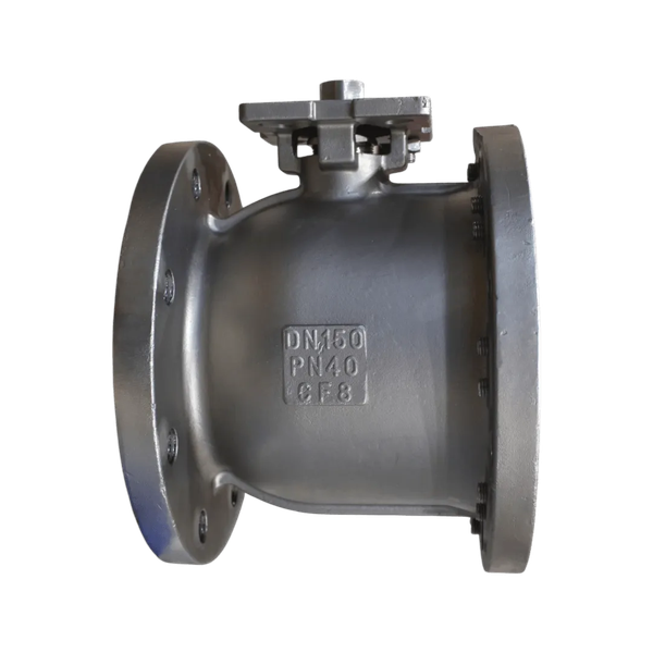 Кран шаровый межфланцевый под привод нержавеющий (1PC), AISI304 DN150 (6"), (CF8), PN40