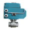 Кран шаровый муфтовый (2PC), AISI304 DN25 (1"), с электроприводом AC 24V (C-03)