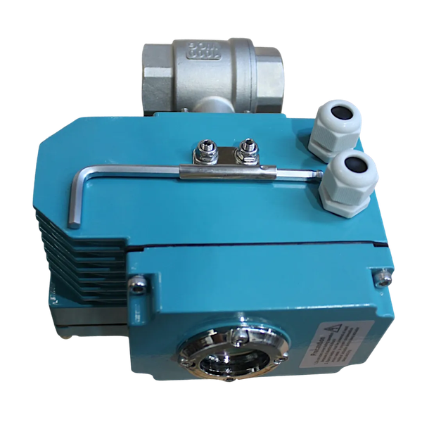 Кран шаровый муфтовый (2PC), AISI304 DN32 (1_1/4"), с электроприводом AC 380V (С-05)