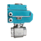 Кран шаровый муфтовый (2PC), AISI304 DN50 (2"), (CF8), с электроприводом DC24V (C-05)