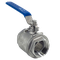 Кран шаровый муфтовый двусоставной нержавеющий (2PC), AISI304 DN50 (2"), (CF8), PN40
