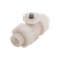 Кран шаровый муфтовый под привод пластиковый (3PC), PVDF, DN15 (d20), PN10