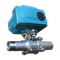 Кран шаровый приварной, AISI304 DN25 (1"), с электроприводом AC 220V (C-03)