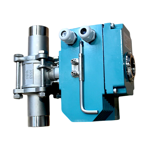 Кран шаровый приварной, AISI304 DN32 (1_1/4"), с электроприводом AC 24V (C-05)