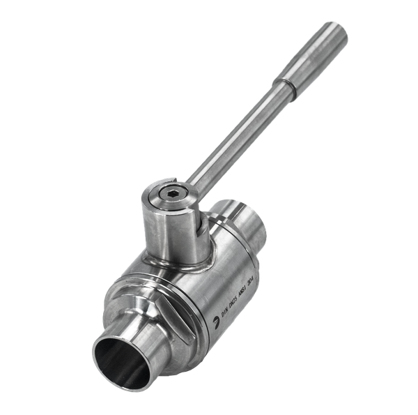 Кран шаровый приварной DIN11851 нержавеющий, AISI304 DN32 (34мм), (CF8), PN8