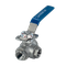 Кран шаровый трехходовой (T-тип) нержавеющий, AISI304 DN15 (1/2"), (CF8), PN64