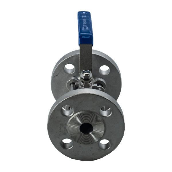 Кран шаровый фланцевый трехсоставной нержавеющий (3PC), AISI304 DN15 (1/2"), (CF8), PN40