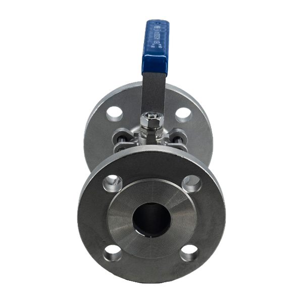 Кран шаровый фланцевый трехсоставной нержавеющий (3PC), AISI304 DN40 (1_1/2"), (CF8), PN40