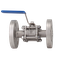 Кран шаровый фланцевый трехсоставной нержавеющий (3PC), AISI304 DN20 (3/4"), (CF8), PN40