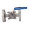 Кран шаровый фланцевый трехсоставной нержавеющий (3PC), AISI304 DN20 (3/4"), (CF8), PN40