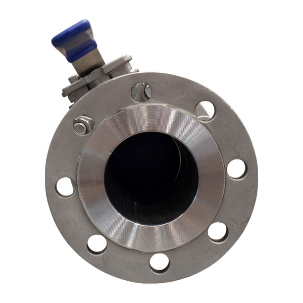 Кран шаровый фланцевый под привод нержавеющий (3PC), AISI316TI DN 100 (4"), PN40