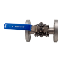 Кран шаровый фланцевый под привод нержавеющий (3PC), AISI304 DN25 (1"), (CF8), PN40