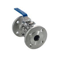 Кран шаровый фланцевый под привод нержавеющий (3PC), AISI316TI DN20 (3/4"), PN40