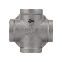 Крестовина нержавеющая, AISI304 DN 8 (1/4""), (CF8), PN16