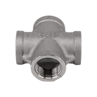 Крестовина нержавеющая, AISI304 DN15 (1/2"), (CF8), PN16