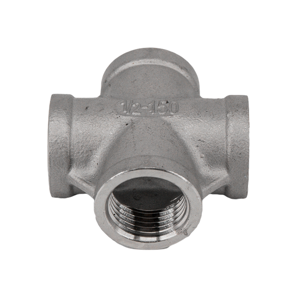 Крестовина нержавеющая, AISI304 DN15 (1/2"), (CF8), PN16