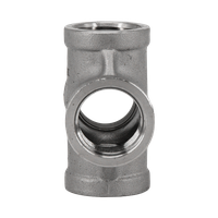 Крестовина нержавеющая, AISI304 DN15 (1/2"), (CF8), PN16