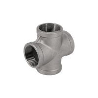 Крестовина нержавеющая, AISI304 DN32 (1_1/4"), (CF8), PN16