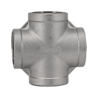 Крестовина нержавеющая, AISI304 DN32 (1_1/4"), (CF8), PN16