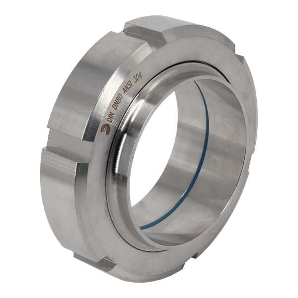 Молочная муфта в сборе DIN 11851, Silicon, AISI 304, DN80 (85мм)