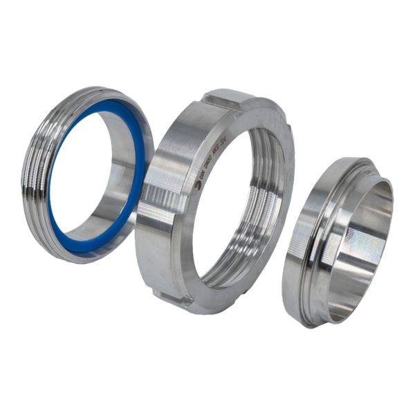Молочная муфта в сборе DIN 11851, Silicon, AISI 304, DN80 (85мм)