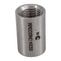 Муфта нержавеющая, AISI304 DN 6 (1/8"), (CF8), PN16
