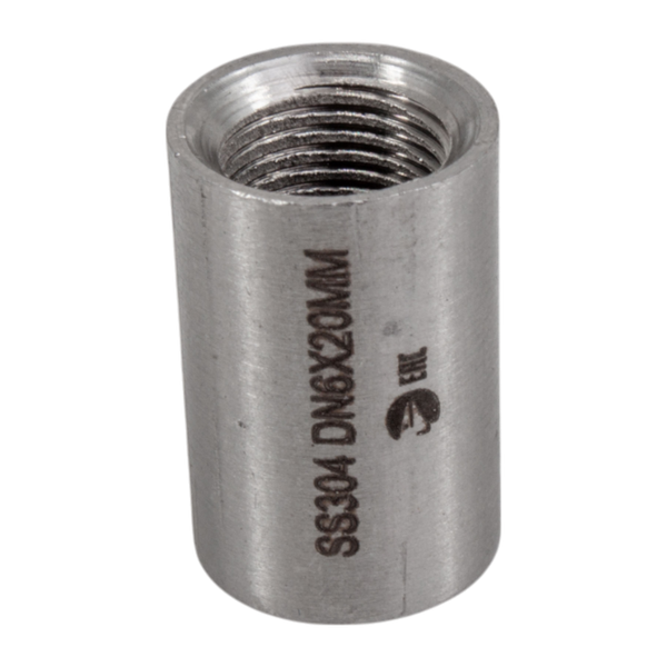 Муфта нержавеющая, AISI304 DN 6 (1/8"), (CF8), PN16