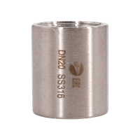 Муфта нержавеющая, AISI316 DN20 (3/4"), (CF8M), PN16