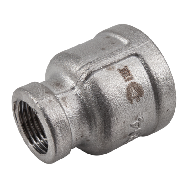 Муфта переходная нержавеющая, AISI304 DN20 х DN10 (3/4" х 3/8"), (CF8), PN16