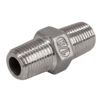 Ниппель резьбовой нержавеющий, AISI316 DN 6 (1/8"), (CF8M), PN16