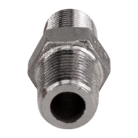 Ниппель резьбовой нержавеющий, AISI316 DN 6 (1/8"), (CF8M), PN16